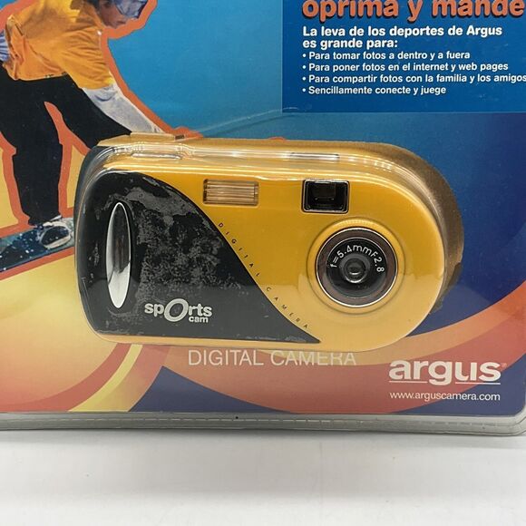 Argus Sports Cam Digital Camera NOS Sealed - Read Rubber Not In Good Condition - Picture 4 of 11